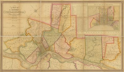A Map of the County of Philadelphia, from Actual Survey by American School